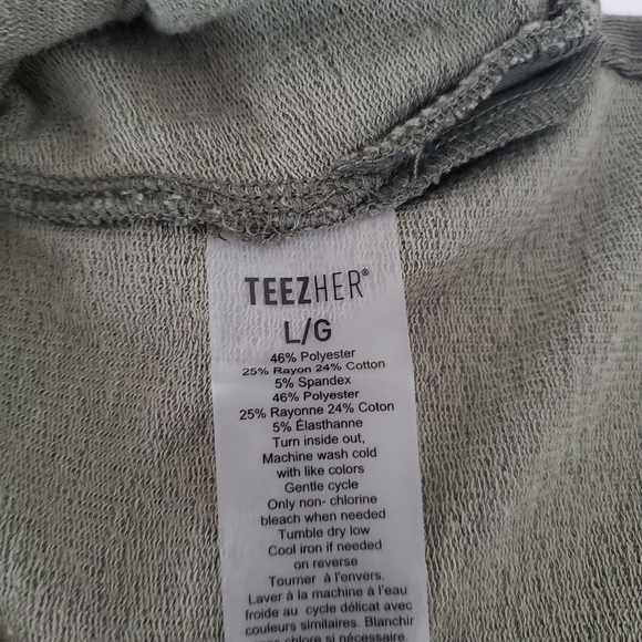 Green Zip Up Vest Size Large - Picture 5 of 5